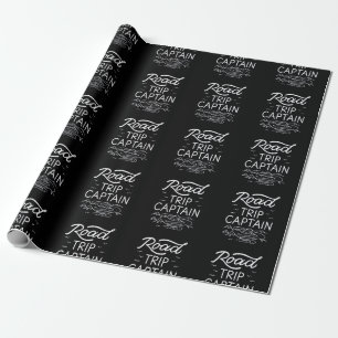 Road Trip Captain I - RV Pilot Camping Vacation Wrapping Paper