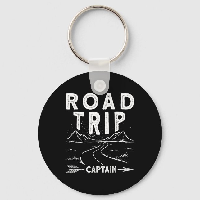 Road Trip Captain Road Trip 4  Key Ring (Front)
