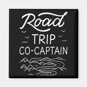 Road Trip Co-Captain I - RV Navigator Camping Love Magnet