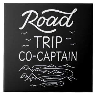 Road Trip Co-Captain I Tile