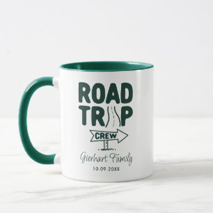 Road Trip Crew Family Vacation Custom Mug