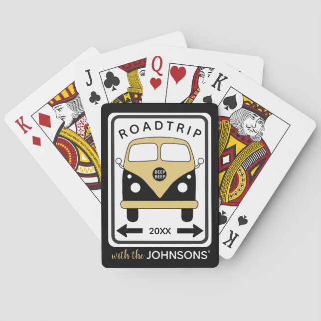 Road Trip Playing Cards (Back)