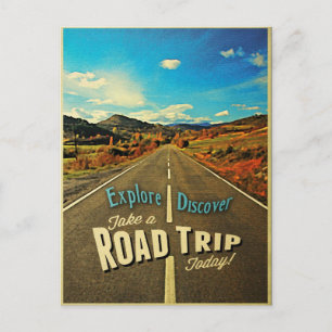 Road Trip Postcard