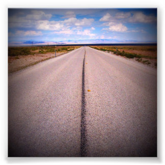 Road Trip Summer Vacation 4x4 Square Photo Print