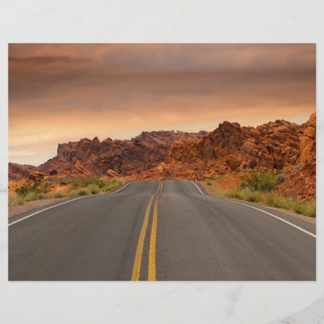 Road trip sunset flyer (Front)