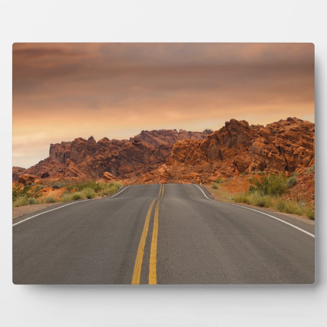 Road trip sunset plaque (Front)