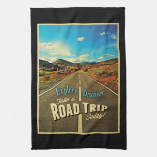 Road Trip Tea Towel