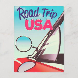 Road Trip USA Postcard