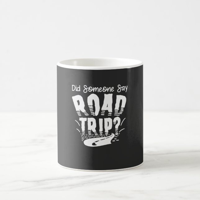 Road Trip Vacation Gift Coffee Mug (Center)