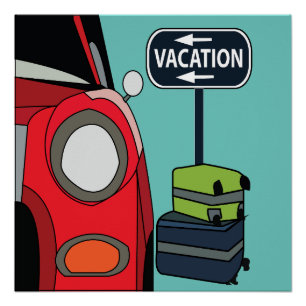 Road Trip Vacation  Poster