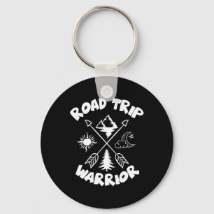 Road Trip Warrior Family Shirt For Family Vacation Key Ring