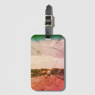 road trip windshield luggage tag