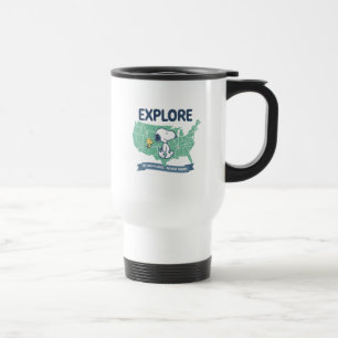 Road Trippin   Peanuts Explore Travel Mug