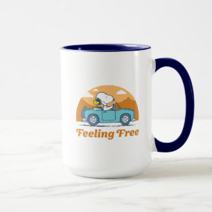 Road Trippin   Peanuts Feeling Free Mug
