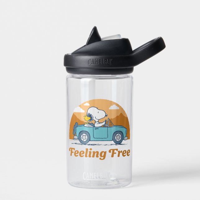 Road Trippin | Peanuts Feeling Free Water Bottle (Left)