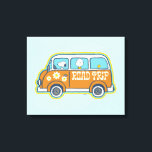 Road Trippin | Peanuts Road Trip Van Canvas Print<br><div class="desc">Check out this super cute Peanuts design featuring Snoopy,  Charlie Brown and Woodstock.</div>