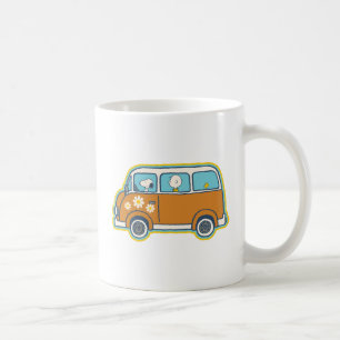 Road Trippin   Peanuts Road Trip Van Coffee Mug