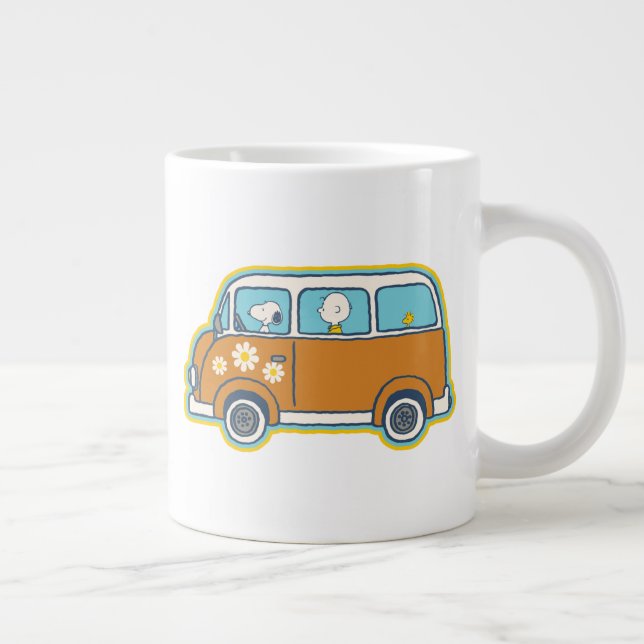 Road Trippin | Peanuts Road Trip Van Large Coffee Mug (Right)