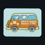 Road Trippin | Peanuts Road Trip Van Magnet<br><div class="desc">Check out this super cute Peanuts design featuring Snoopy,  Charlie Brown and Woodstock.</div>