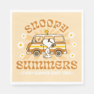 Road Trippin Peanuts Snoopy Summers Napkin