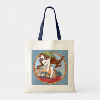 Road Trippin' Tote-Blue Tote Bag