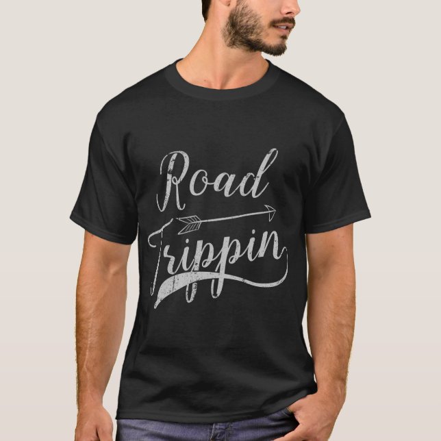 Road Trippin - Travelling Road Trip T-Shirt (Front)