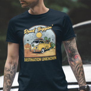 Road trippin,Western Graphic,Retro Travel Shirt, T-Shirt