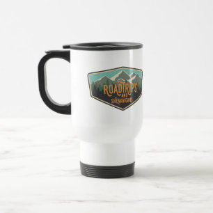 Road Trips & Shenanigans Outdoor Patch Travel Mug