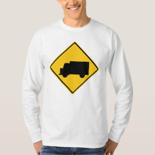 Road Truck Warning Sign T-Shirt