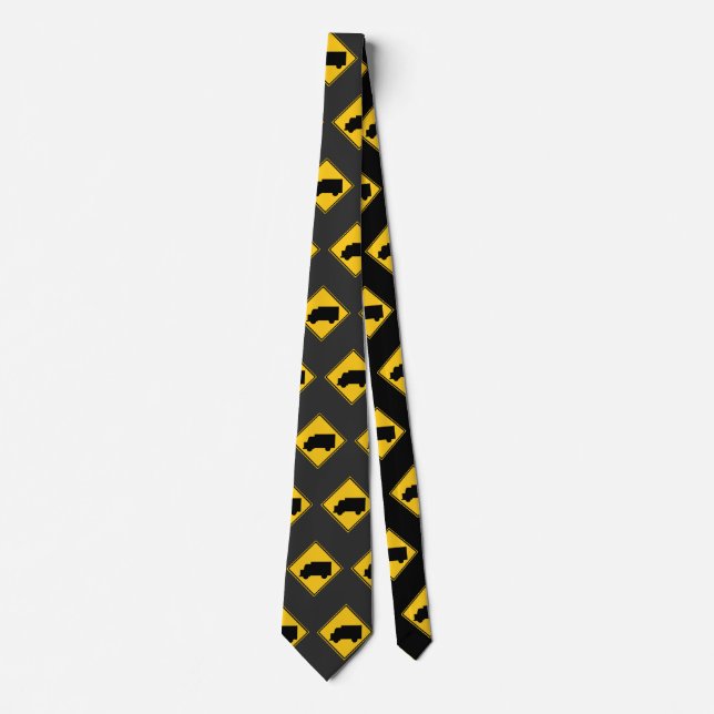 Road Truck Warning Sign Tie (Front)