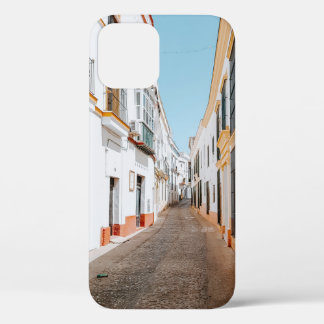 ROAD WITH BEIGE HIGHWAYS UNDER BLUE SKY iPhone 12 CASE