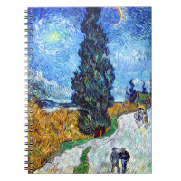 Road with Cypress and Star (1890) Vincent Van Gogh