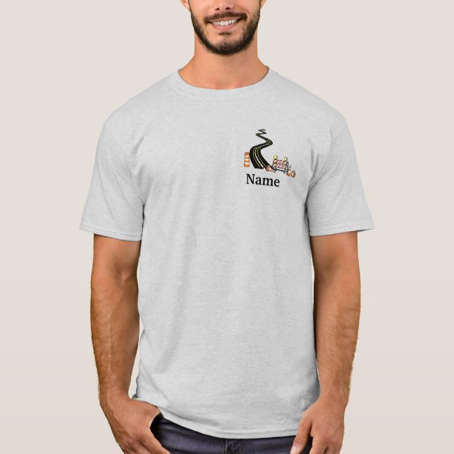 Road Worker Name Shirt (Front)