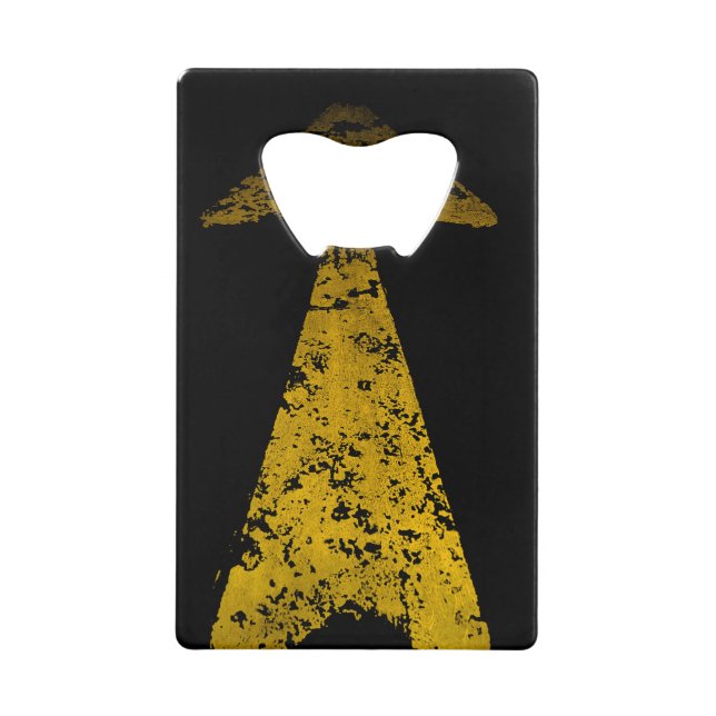 Road Yellow Painted Arrow (Front)