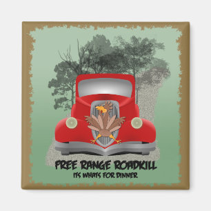 Roadkill Dinner Magnet