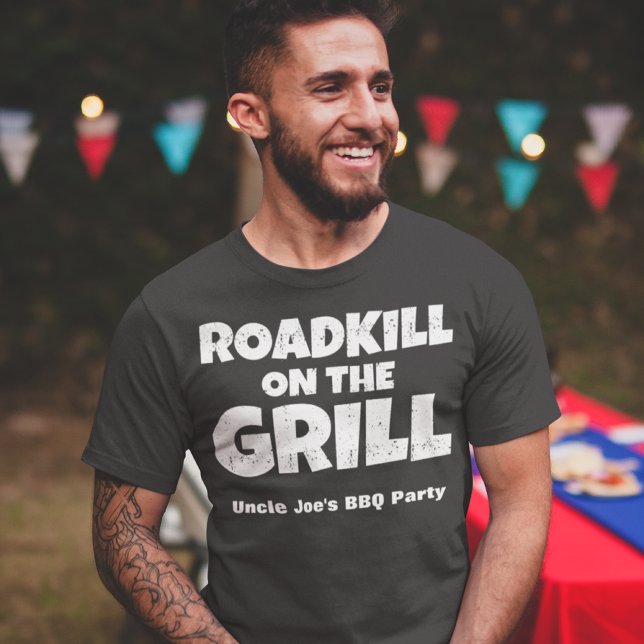 Roadkill on The Grill - BBQ Party Funny T-Shirt (Creator Uploaded)