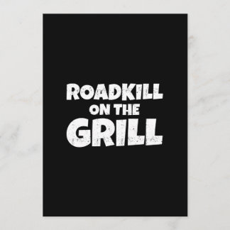 Roadkill on The Grill - Funny BBQ Party Invitation