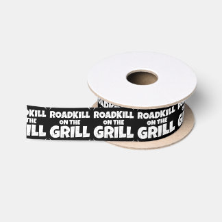 Roadkill on The Grill - Summer BBQ Party Satin Ribbon