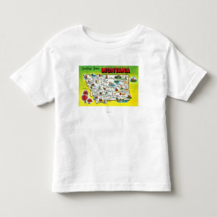 Roadmap of the State, Greetings From Toddler T-Shirt