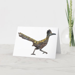 ROADRUNNER BASKING IN NEW MEXICO SUNSHINE THANK YOU CARD
