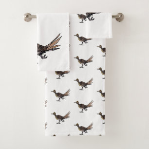 Roadrunner Bird Bath Towel Set