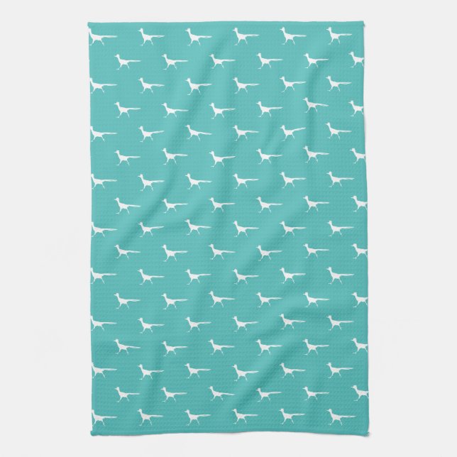 Roadrunner Bird Tea Towel (Vertical)