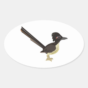 Roadrunner Oval Sticker