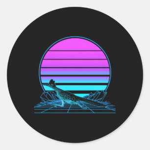 Roadrunner Pastel Goth Vaporwave Classic Round Sticker