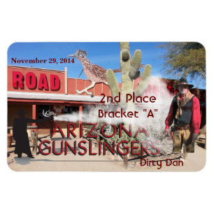 Roadrunner Saloon Bracket A 2nd Place Magnet