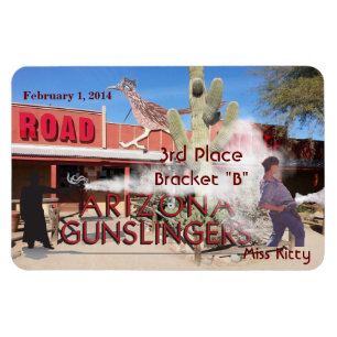 Roadrunner Saloon Bracket B 3rd Place Magnet