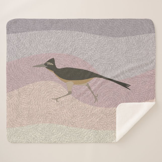 Roadrunner Sherpa Blanket (Front (Horizontal))