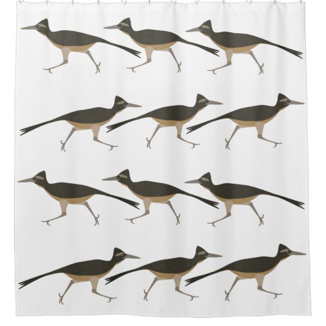 Roadrunner Shower Curtain (Front)
