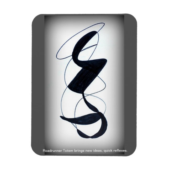 Roadrunner Totem Magnet (Vertical)