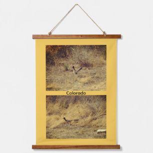 Roadrunner Wood Topped Tapestry